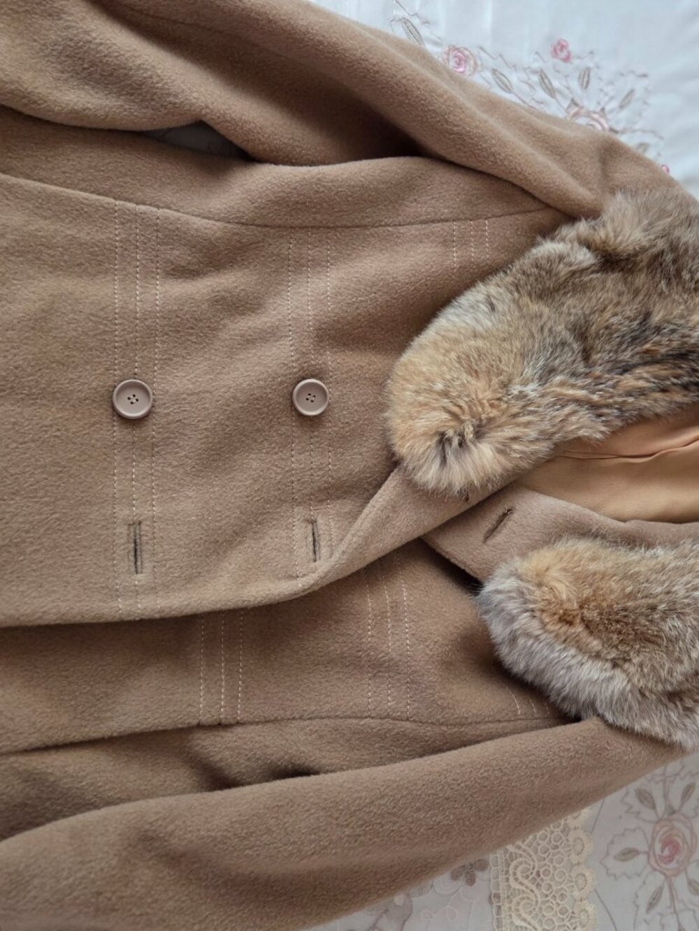 Vintage Camel Colored Wool Suit - Picture 15 of 16